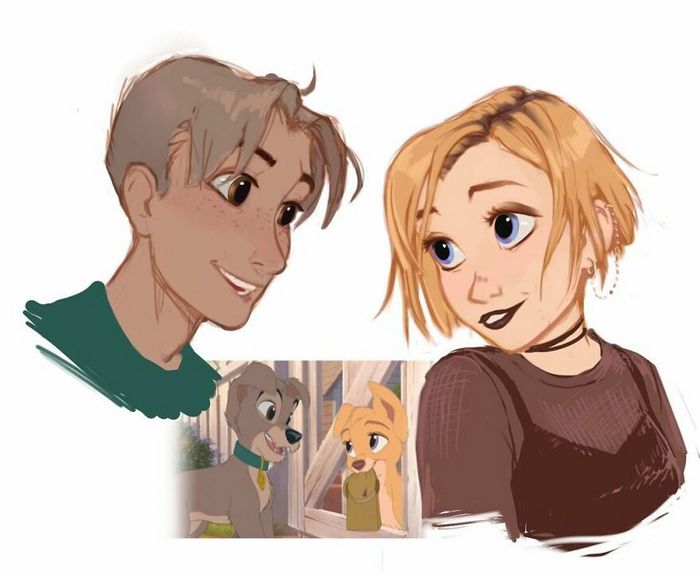 24 versões humanas de personagens famosos de desenhos animados 16