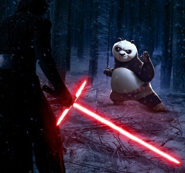 Artista digital combina personagens de filmes e de TV populares, e os resultados são hilários (30 fotos) 20