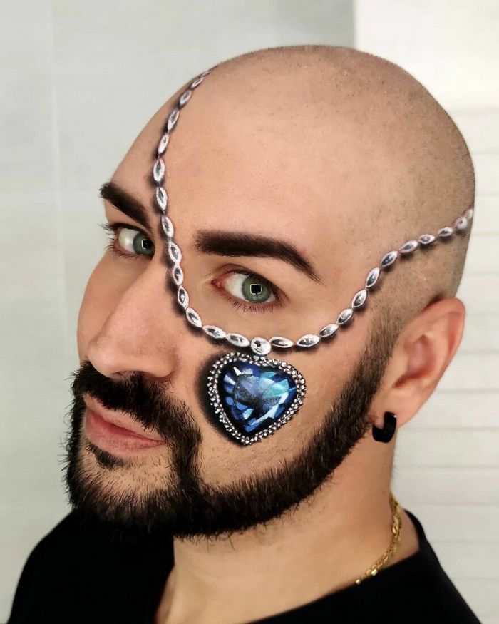 Artista italiano usa seu corpo como uma tela para criar ilusões ópticas realistas (42 fotos) 30