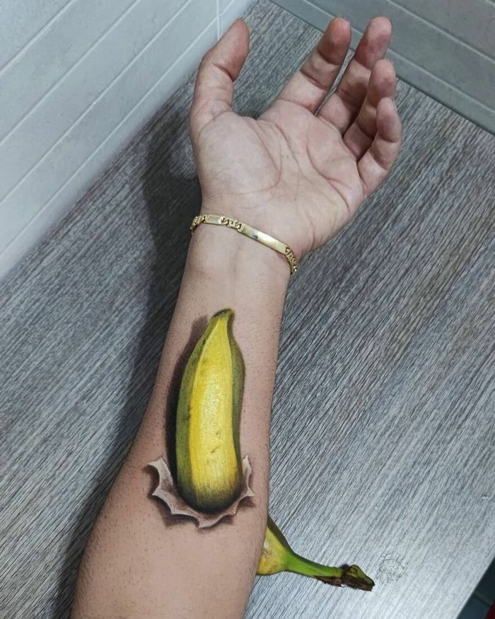 Artista italiano usa seu corpo como uma tela para criar ilusões ópticas realistas (42 fotos) 32