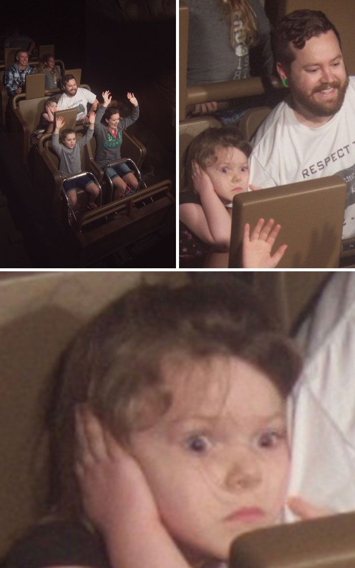 45 fotos hilárias de pessoas que se divertiram além da conta na montanha-russa 31