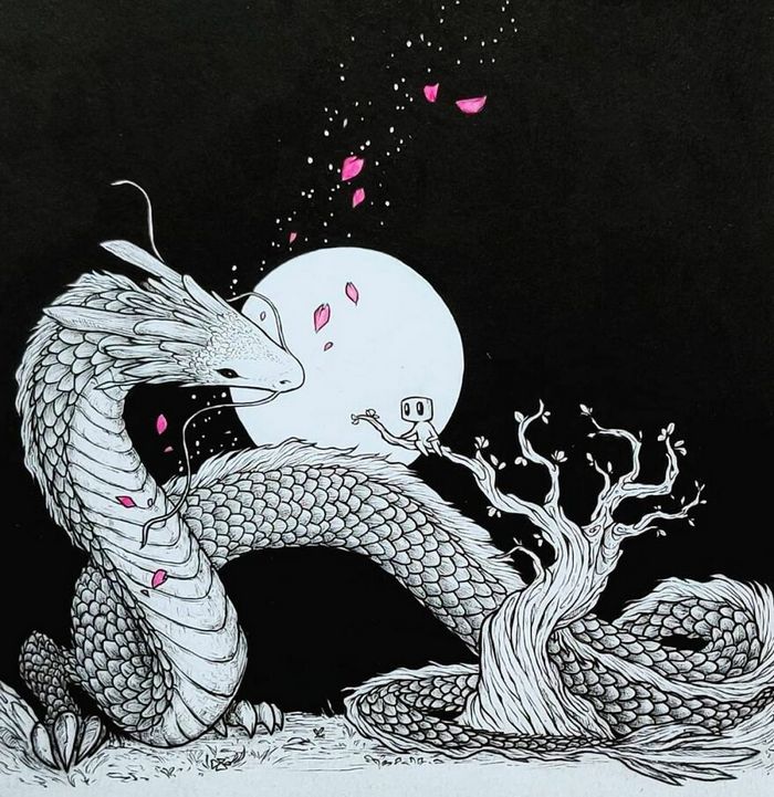 Ilustrador combina animais, pessoas e o céu noturno para criar arte mágica (26 fotos) 18