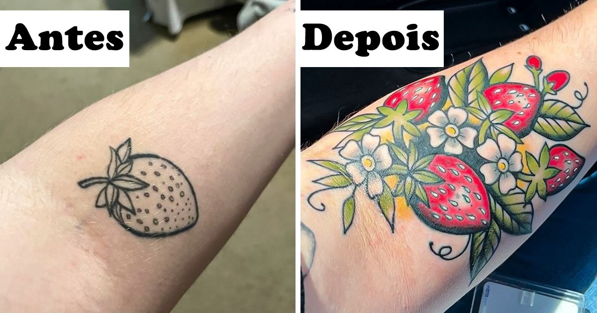 28 pessoas que decidiram dar uma segunda chance para suas antigas tatuagens