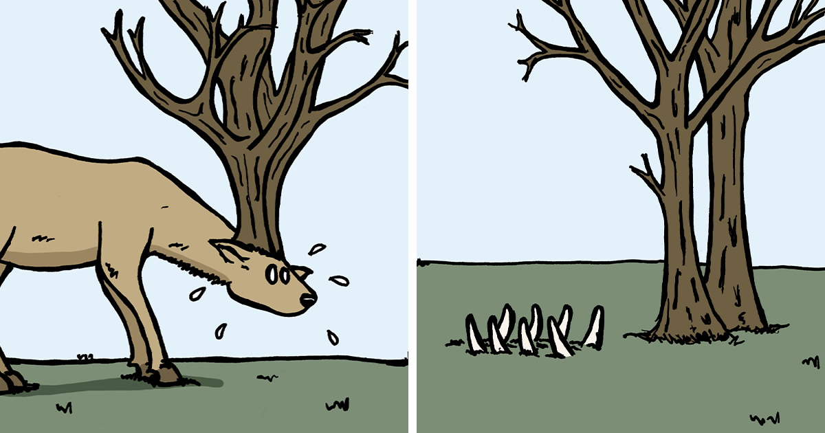 18 quadrinhos simples, mas sombrios com finais inesperados