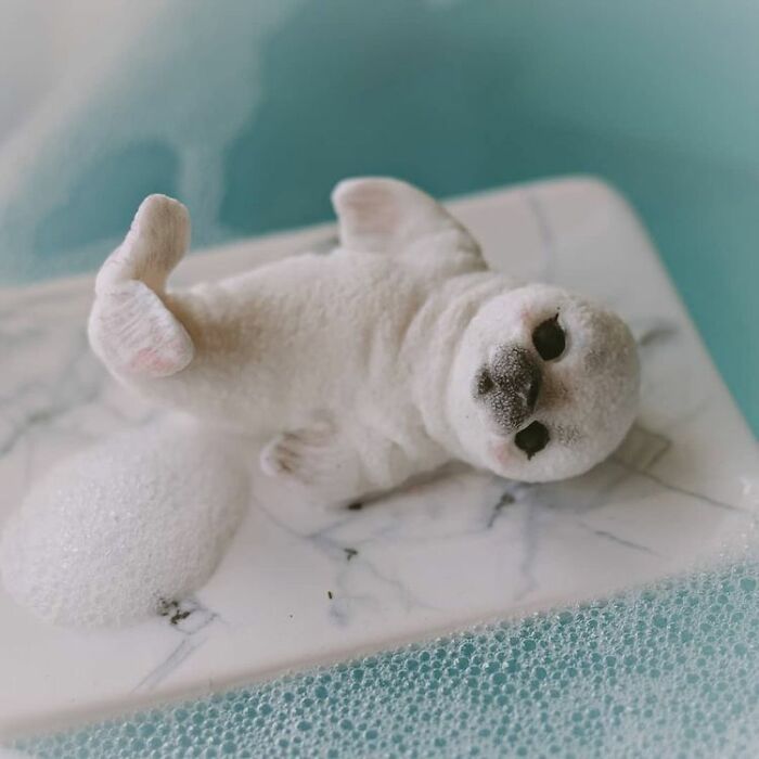 37 sabonetes artesanais com tema de animais, deste artista russo 28