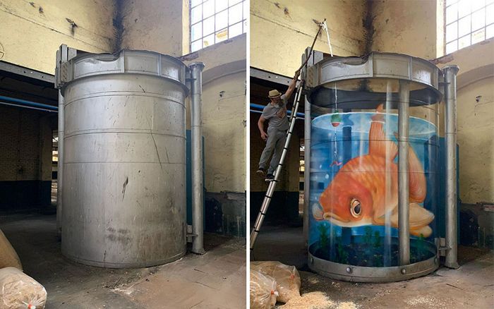 Artista de rua francês pinta graffiti de criaturas em 3D e não é para os fracos de coração (43 fotos) 6