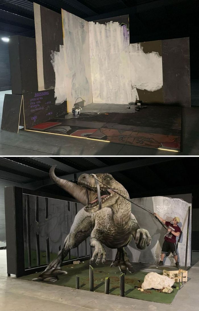 Artista de rua francês pinta graffiti de criaturas em 3D e não é para os fracos de coração (43 fotos) 10