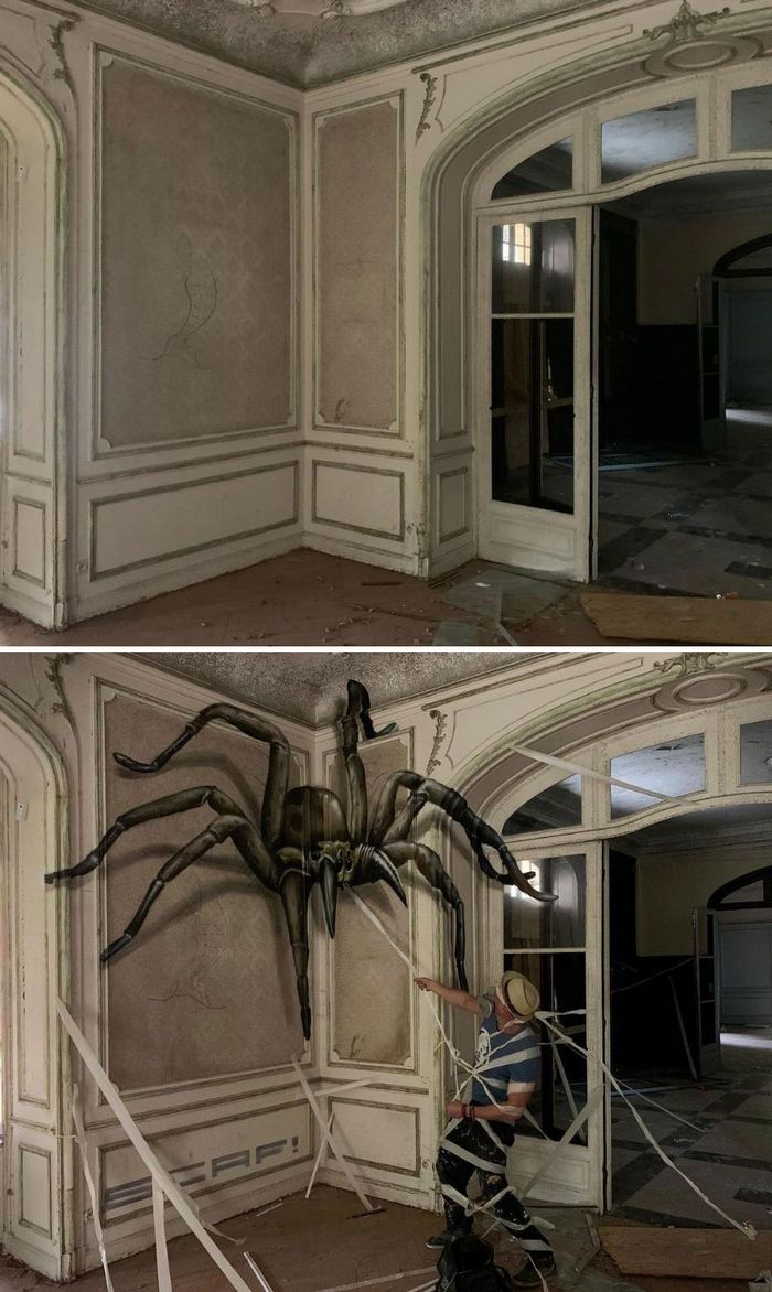 Artista de rua francês pinta graffiti de criaturas em 3D e não é para os fracos de coração (43 fotos) 14