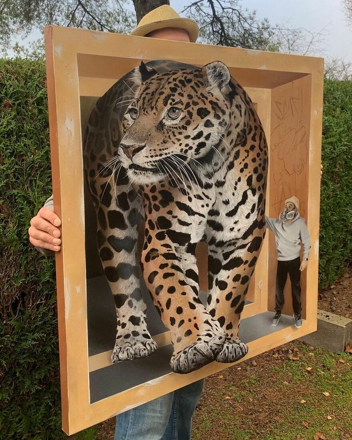 Artista de rua francês pinta graffiti de criaturas em 3D e não é para os fracos de coração (43 fotos) 24