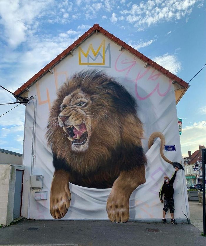 Artista de rua francês pinta graffiti de criaturas em 3D e não é para os fracos de coração (43 fotos) 42