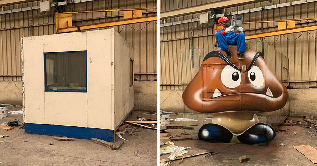 Artista de rua francês pinta graffiti de criaturas em 3D e não é para os fracos de coração (43 fotos)