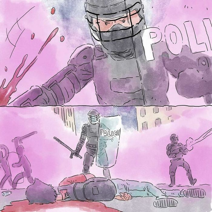 Artista ilustra problemas comoventes da nossa sociedade em 5 quadrinhos 9