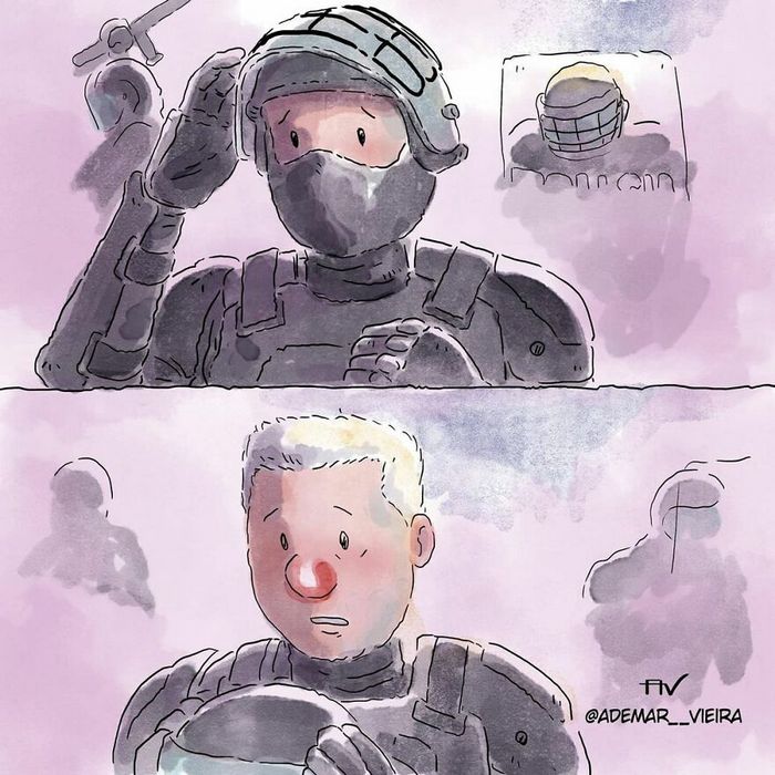 Artista ilustra problemas comoventes da nossa sociedade em 5 quadrinhos 10