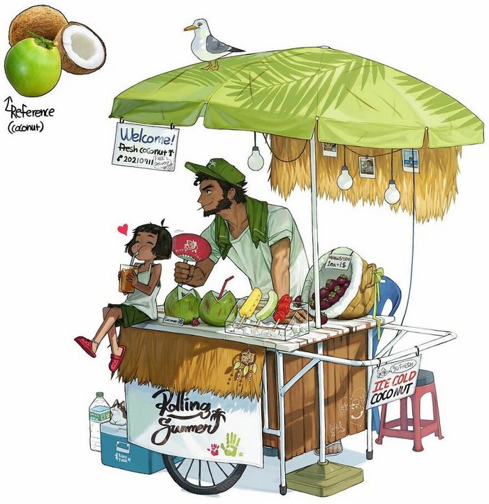 Artista recria várias coisas como personagens originais em estilo anime (40 fotos) 33