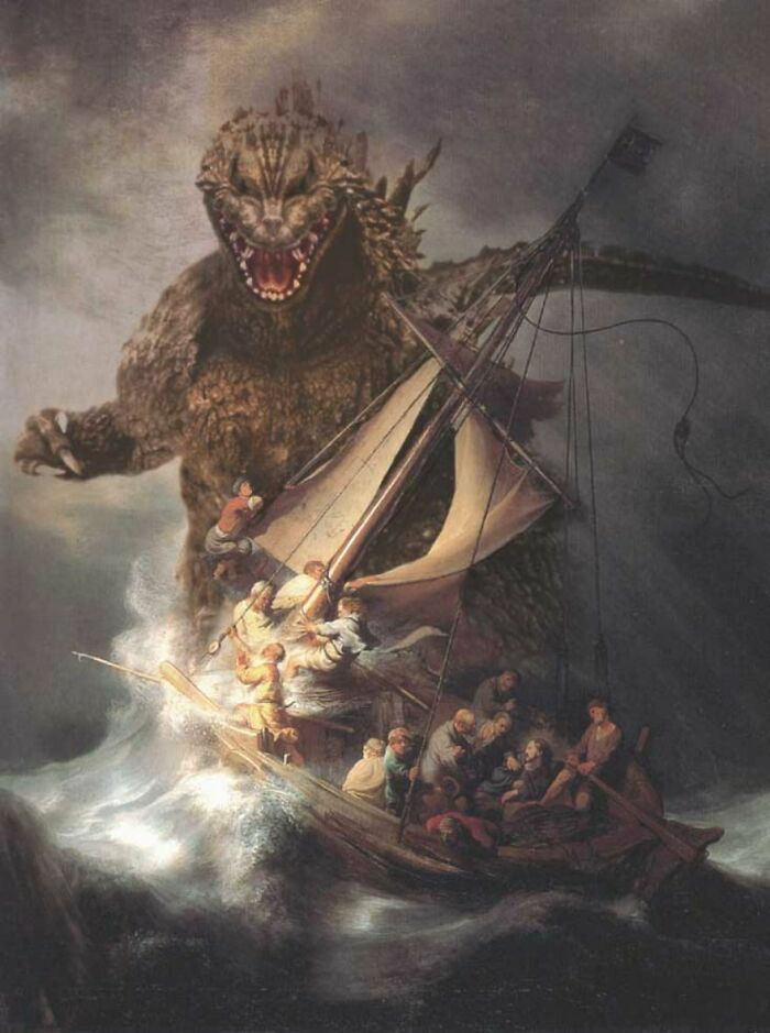 Esses artistas combinam pinturas clássicas com cultura pop de Halloween (42 fotos) 12