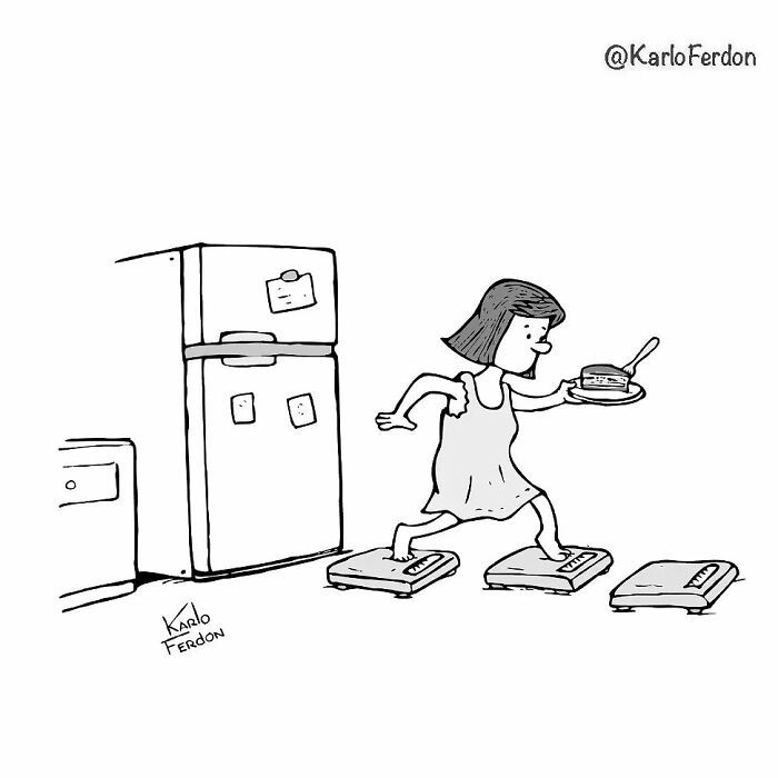 Este artista cria quadrinhos curtos e humorísticos sem diálogo (57 fotos) 5