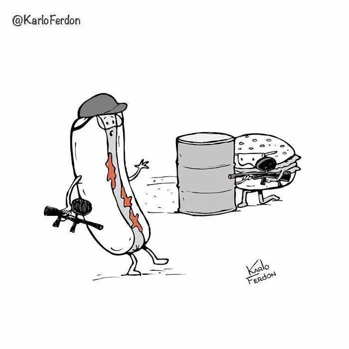 Este artista cria quadrinhos curtos e humorísticos sem diálogo (57 fotos) 6