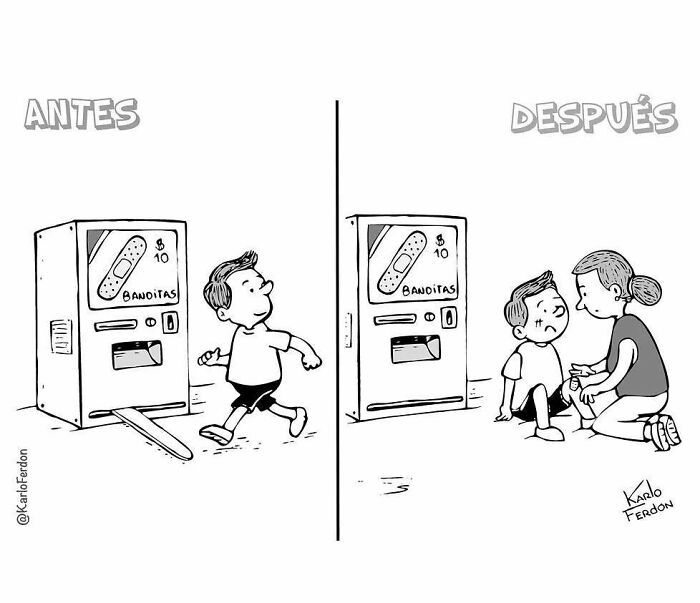 Este artista cria quadrinhos curtos e humorísticos sem diálogo (57 fotos) 9