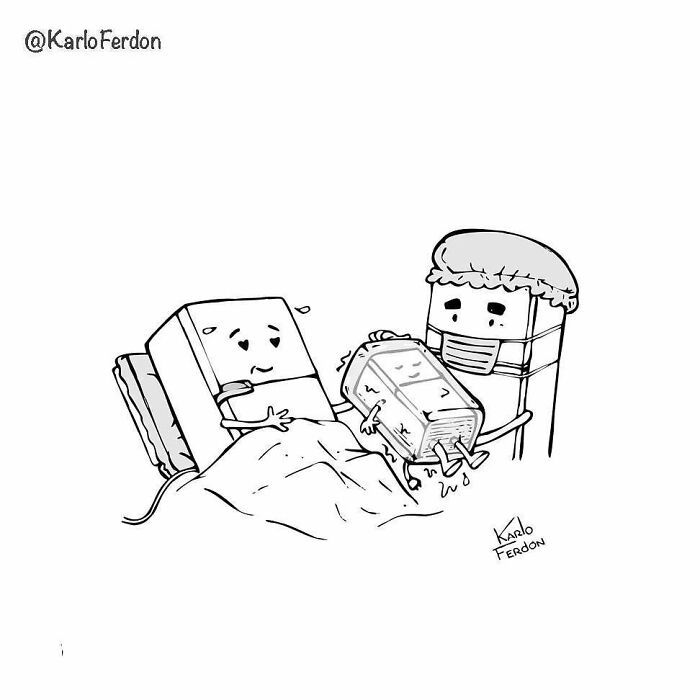 Este artista cria quadrinhos curtos e humorísticos sem diálogo (57 fotos) 12