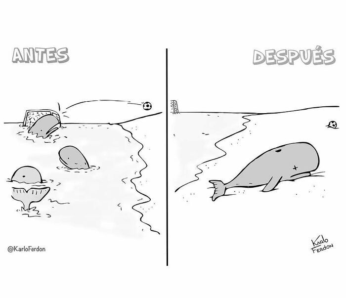 Este artista cria quadrinhos curtos e humorísticos sem diálogo (57 fotos) 16