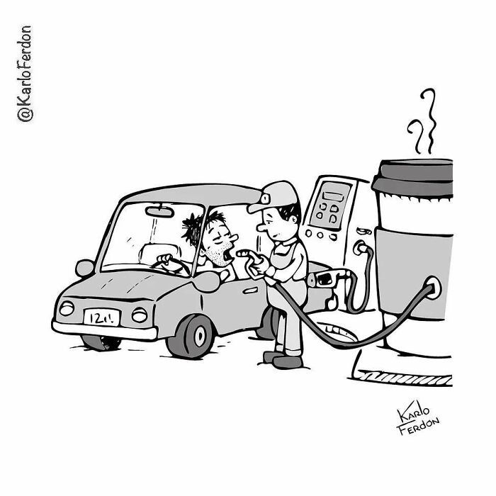 Este artista cria quadrinhos curtos e humorísticos sem diálogo (57 fotos) 29