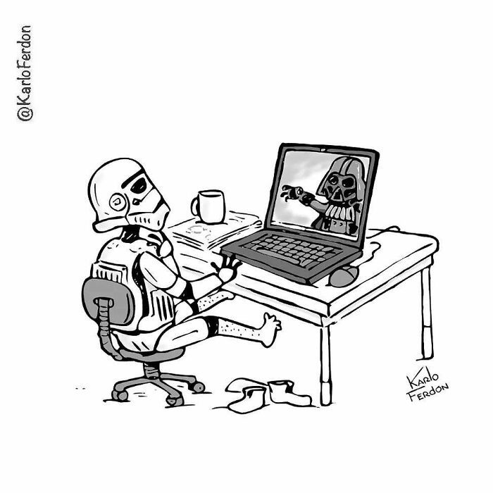 Este artista cria quadrinhos curtos e humorísticos sem diálogo (57 fotos) 30