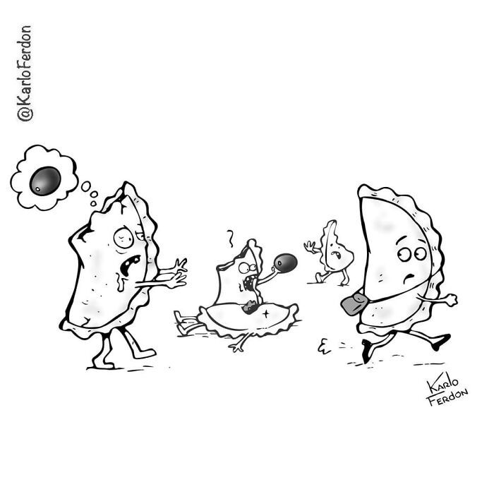 Este artista cria quadrinhos curtos e humorísticos sem diálogo (57 fotos) 33