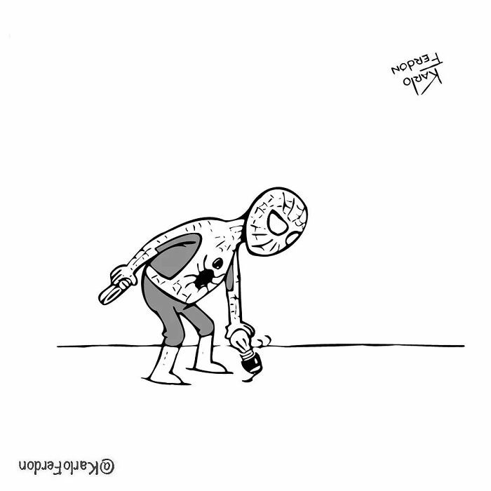 Este artista cria quadrinhos curtos e humorísticos sem diálogo (57 fotos) 43