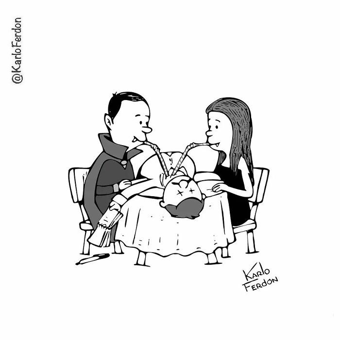 Este artista cria quadrinhos curtos e humorísticos sem diálogo (57 fotos) 44