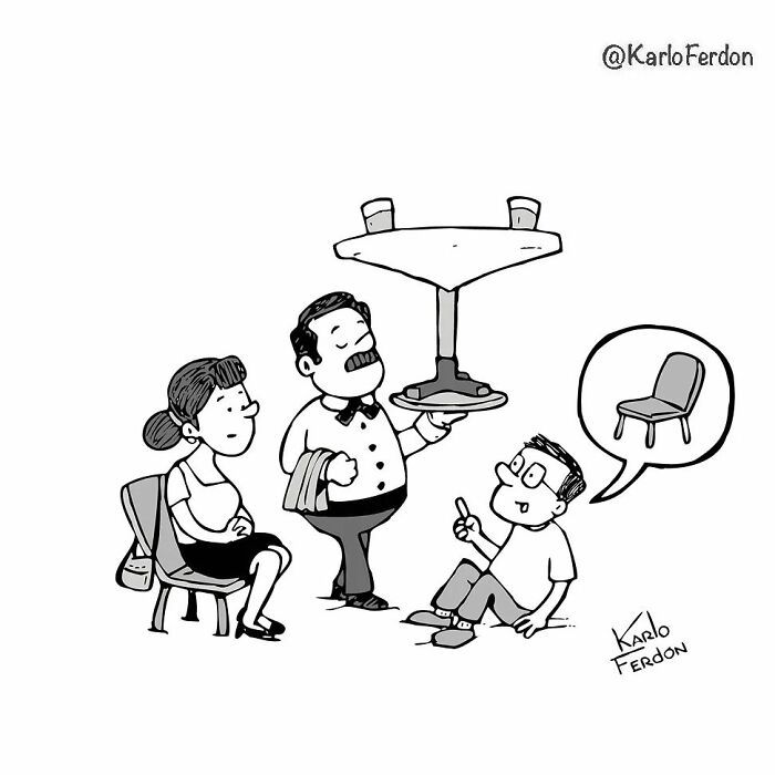 Este artista cria quadrinhos curtos e humorísticos sem diálogo (57 fotos) 53