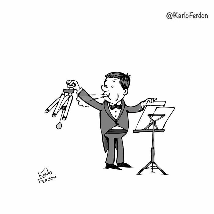 Este artista cria quadrinhos curtos e humorísticos sem diálogo (57 fotos) 55