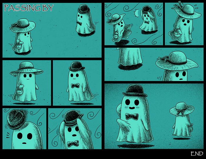 Este artista cria quadrinhos de terror com finais assustadores (30 fotos) 4