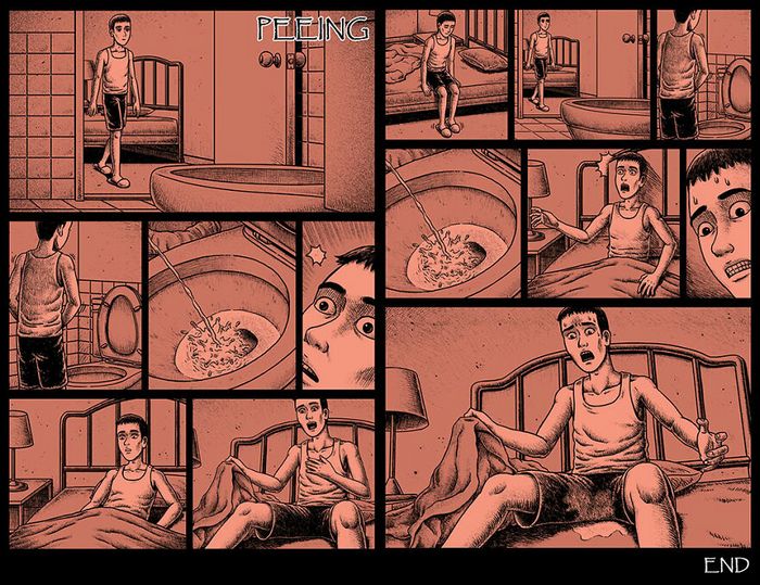 Este artista cria quadrinhos de terror com finais assustadores (30 fotos) 5