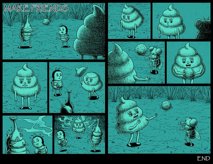 Este artista cria quadrinhos de terror com finais assustadores (30 fotos) 8