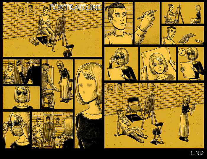 Este artista cria quadrinhos de terror com finais assustadores (30 fotos) 10