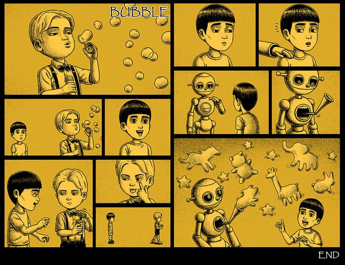 Este artista cria quadrinhos de terror com finais assustadores (30 fotos) 11