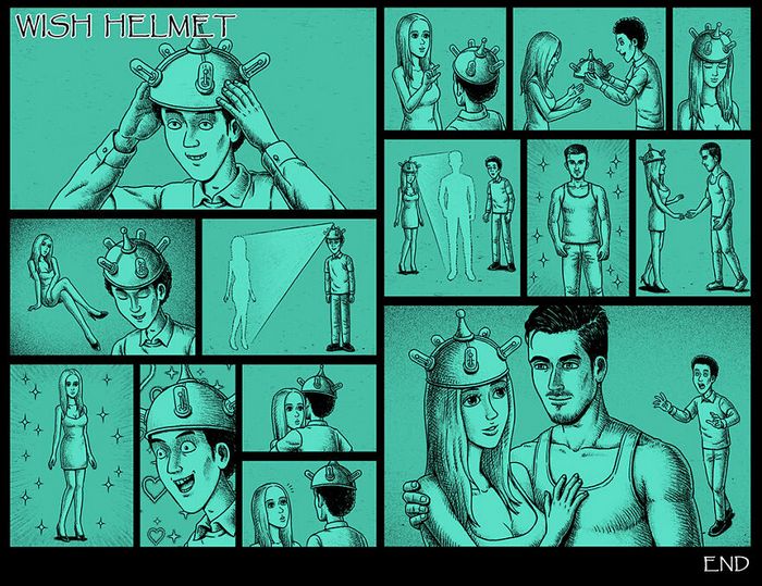 Este artista cria quadrinhos de terror com finais assustadores (30 fotos) 20