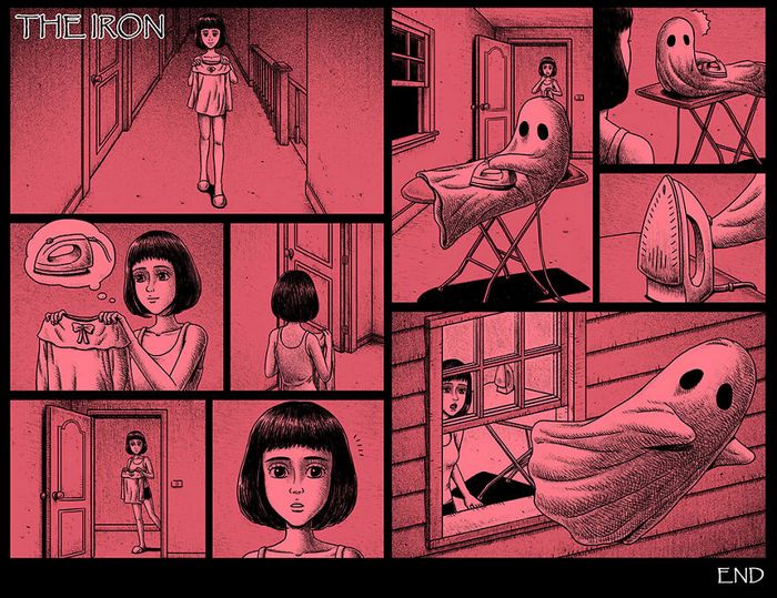 Este artista cria quadrinhos de terror com finais assustadores (30 fotos) 28