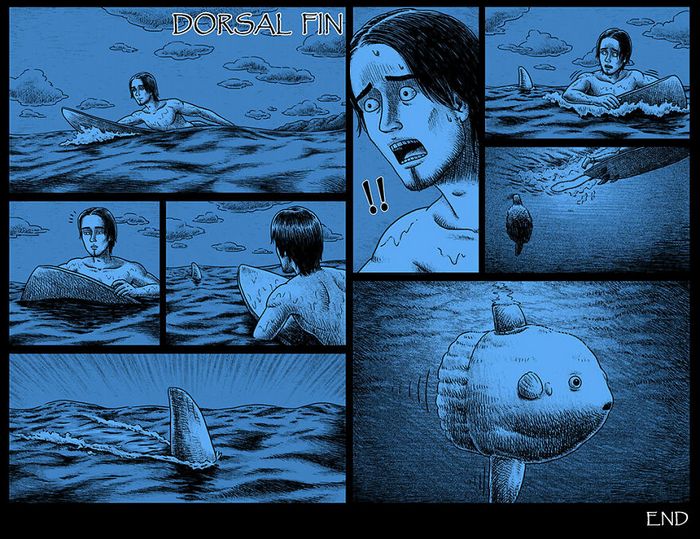 Este artista cria quadrinhos de terror com finais assustadores (30 fotos) 28