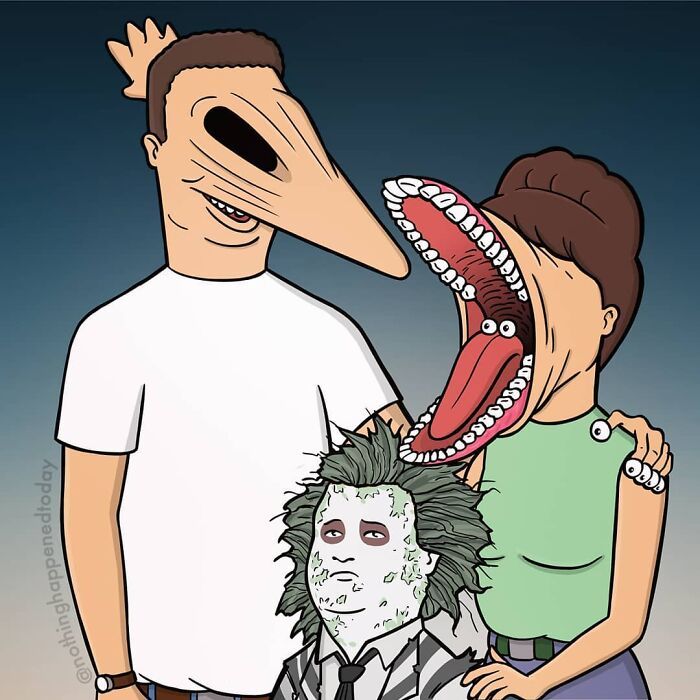 Este artista revelar a vida secreta de personagens da cultura pop (52 fotos) 4