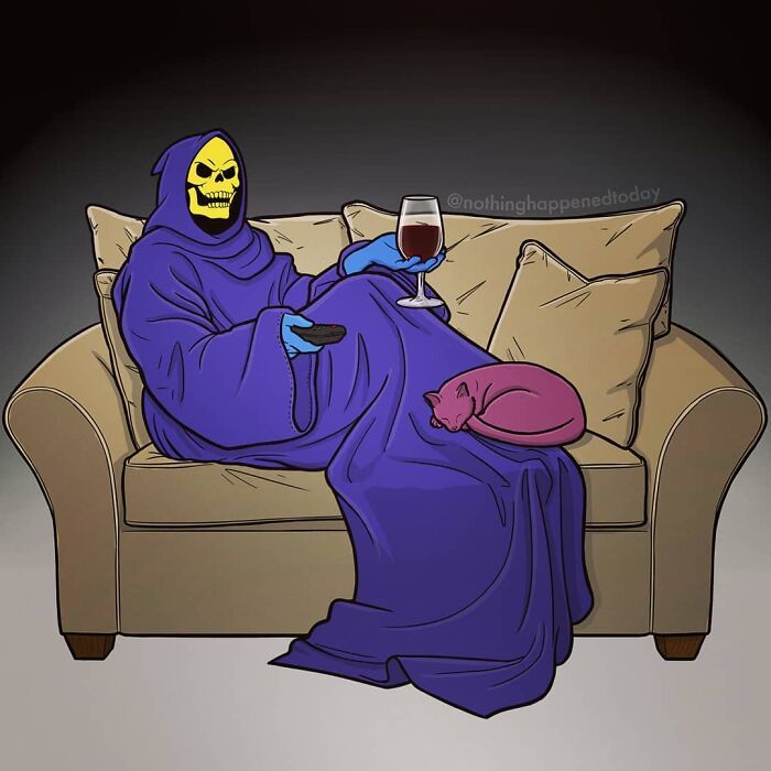 Este artista revelar a vida secreta de personagens da cultura pop (52 fotos) 6