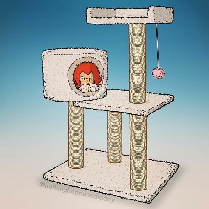 Este artista revelar a vida secreta de personagens da cultura pop (52 fotos) 10