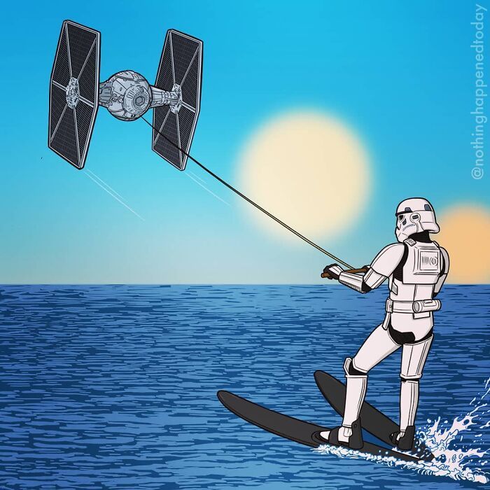 Este artista revelar a vida secreta de personagens da cultura pop (52 fotos) 19