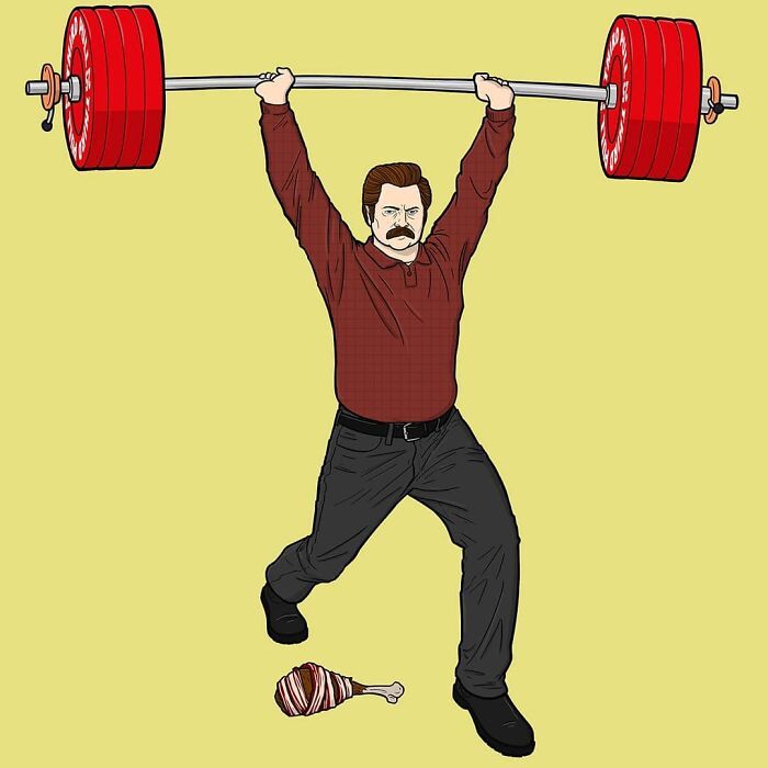 Este artista revelar a vida secreta de personagens da cultura pop (52 fotos) 21