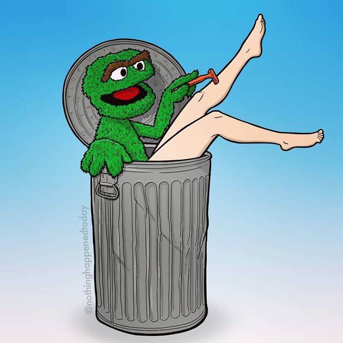 Este artista revelar a vida secreta de personagens da cultura pop (52 fotos) 22