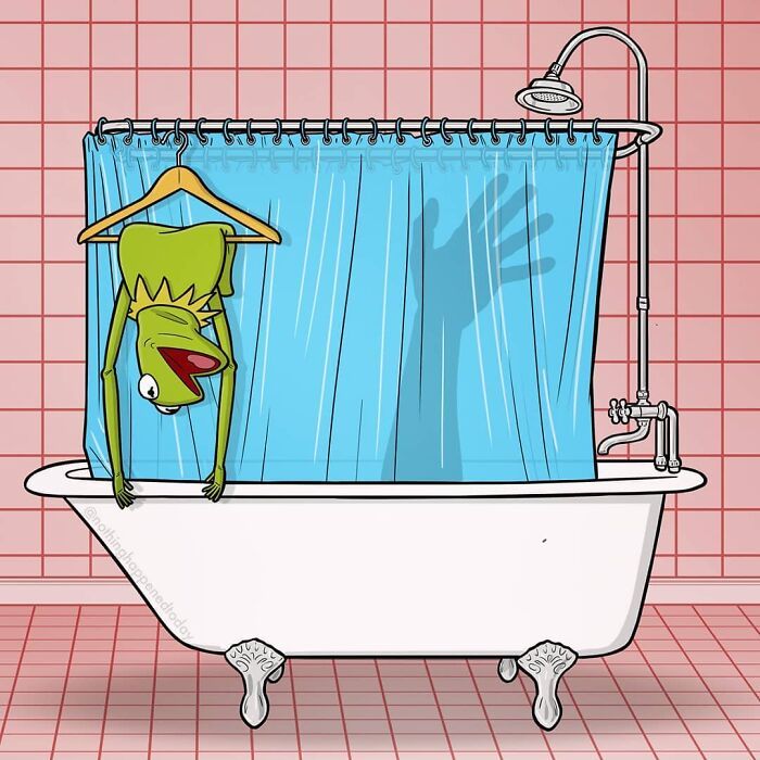 Este artista revelar a vida secreta de personagens da cultura pop (52 fotos) 24