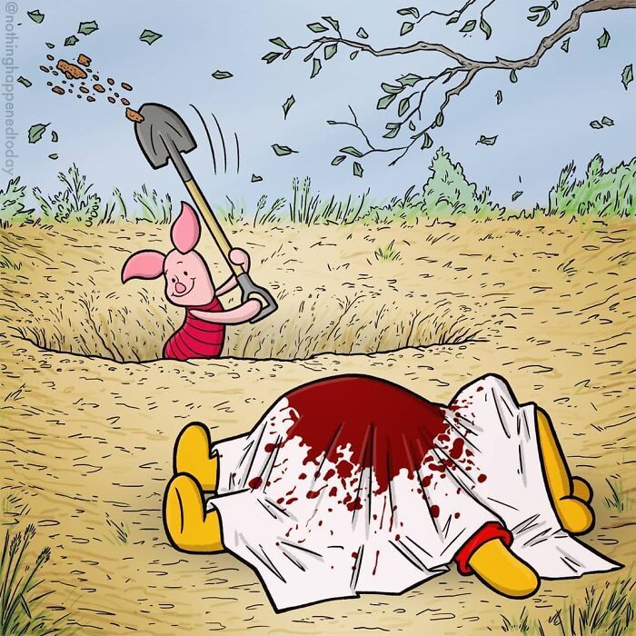 Este artista revelar a vida secreta de personagens da cultura pop (52 fotos) 25