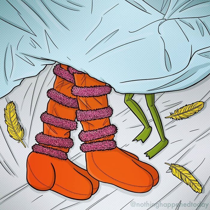 Este artista revelar a vida secreta de personagens da cultura pop (52 fotos) 27