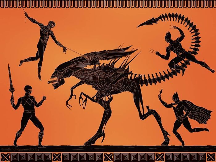 Este artista revelar a vida secreta de personagens da cultura pop (52 fotos) 30