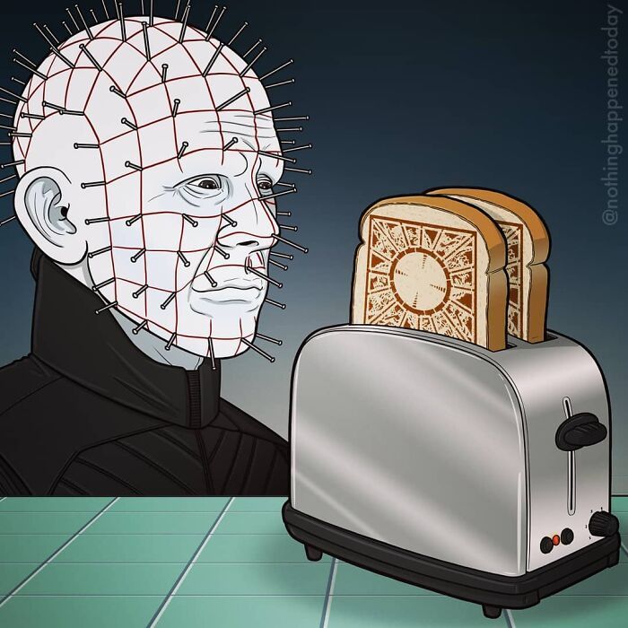 Este artista revelar a vida secreta de personagens da cultura pop (52 fotos) 31